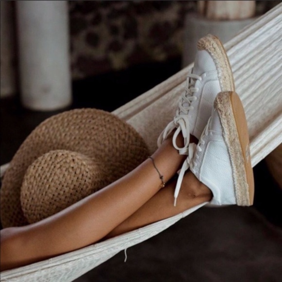 Soludos white espadrille platforms - Picture 2 of 6